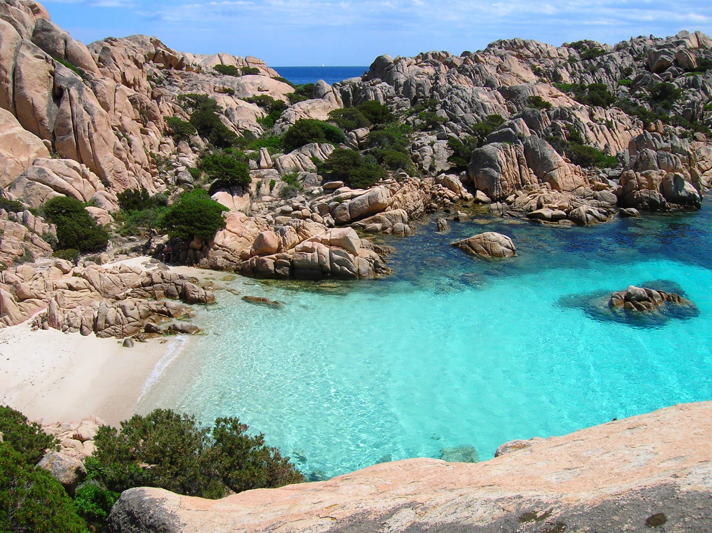 Spiaggia Cala Coticcio, Caprera, Arcipelago la Maddalena